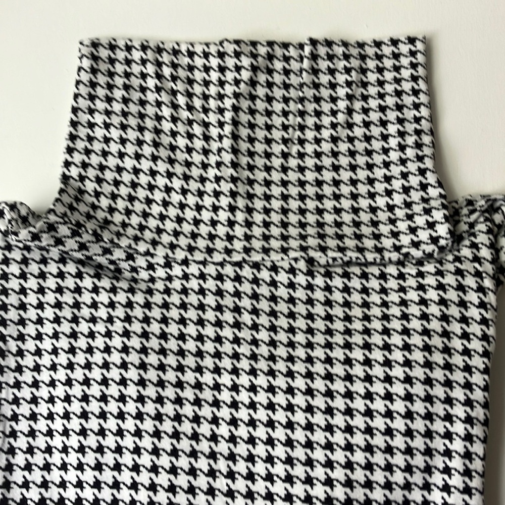 J Crew Black and White Turtleneck